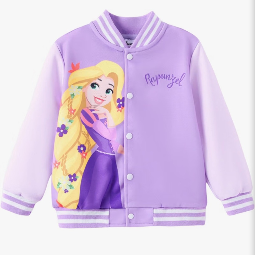 NWT Rapunzel Purple Kids' Bomber Jacket